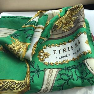 Hermes silk scarf